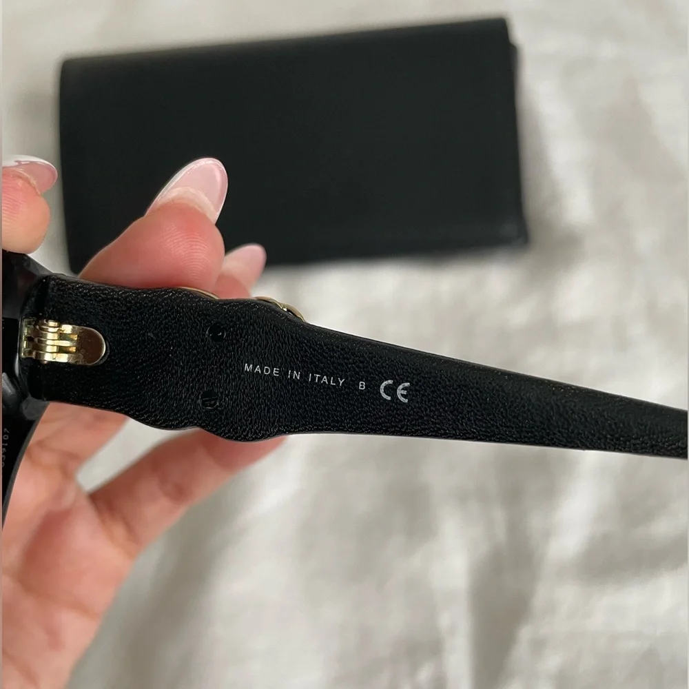 CHANEL Acetate Lambskin CC Sunglasses